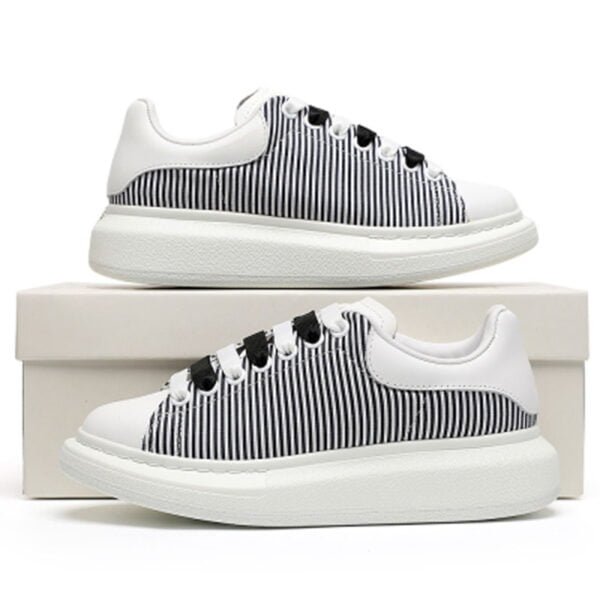 mcqueen stripe shoes